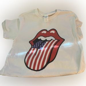 Rolling Stones American Flag Boutique Shirt